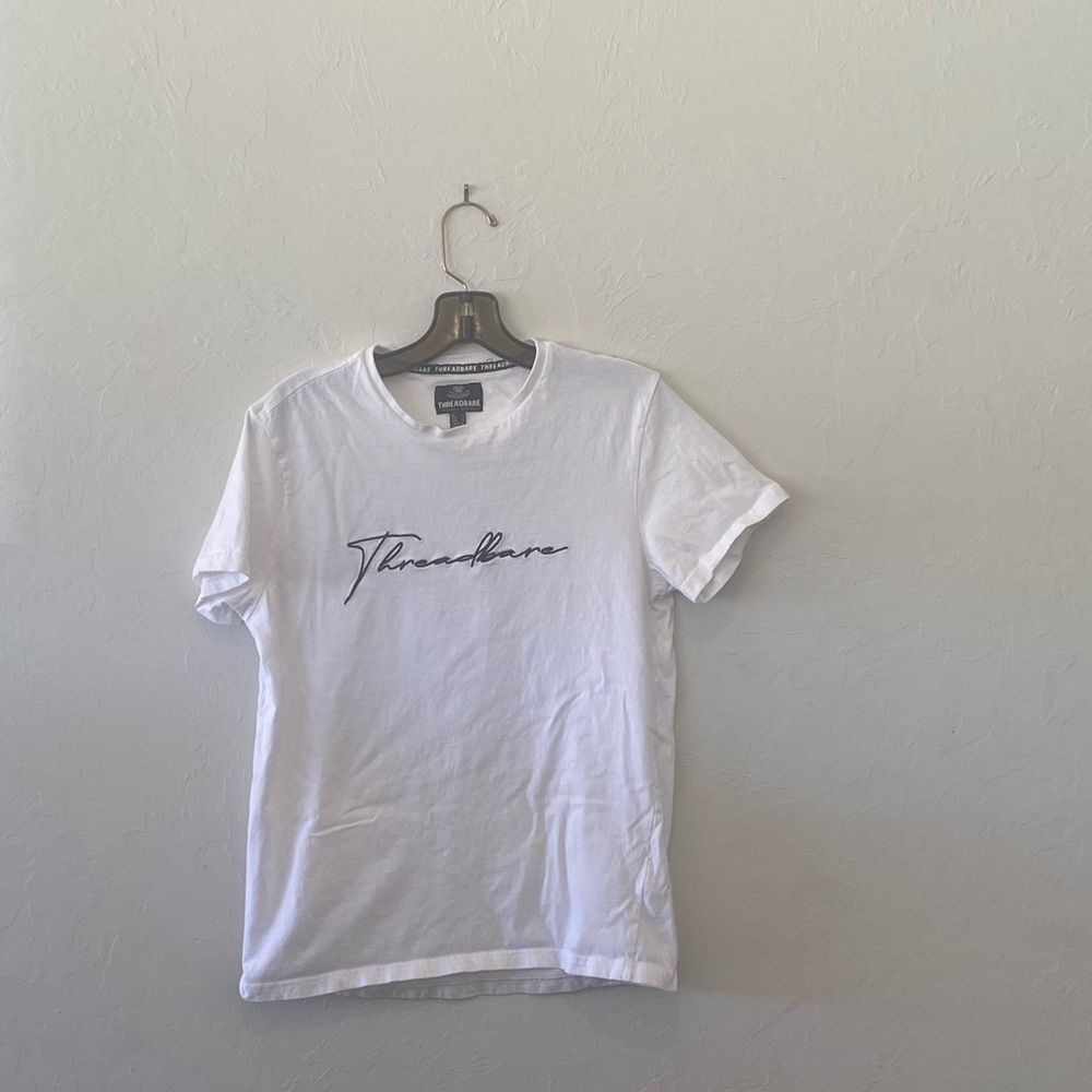 Threadbare Men white shirt sleeve t-shirt